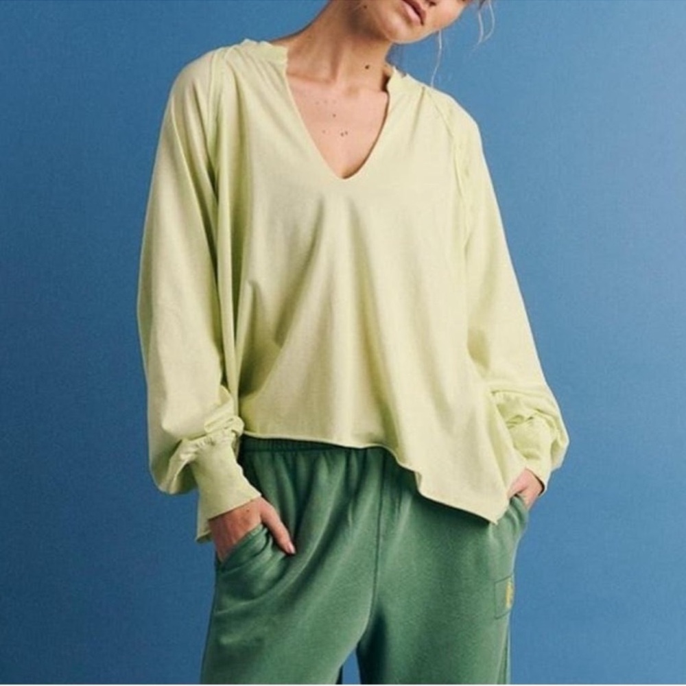 NWOT FP Movement Reflect Layer in Whipped Lime, Size XS